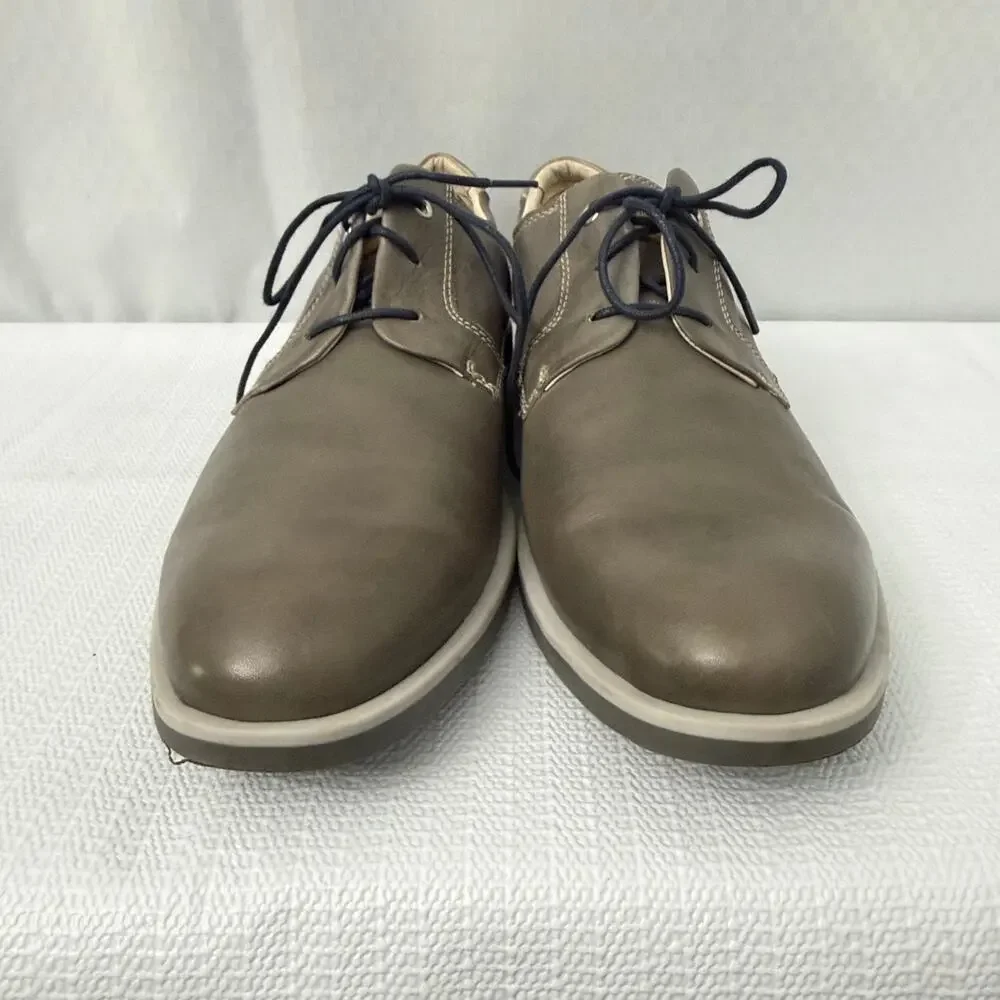 Pikolinos Shoes Mens Size 12 Gray Leather Oxford Lace Up Casual 46